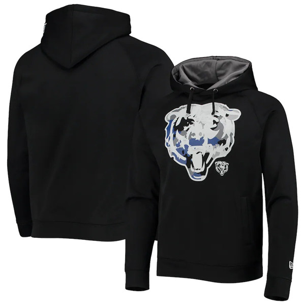 Men's Black Chicago Bears Pullover Hoodie